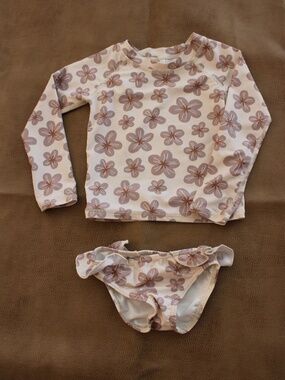 Rylee + Cru two-piece rashguard set (2-3Y)